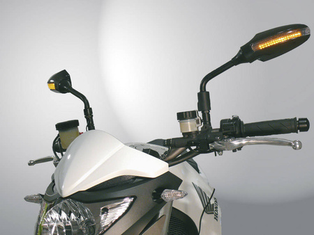 Lusterko lewe uniwersalne z kierunkowskazem kolor czarny (komplet do 6416)