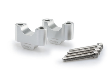 Uniwersalne Piony Nośne Kierownicy Puig Wys. 30mm Śr. 32mm Srebrne