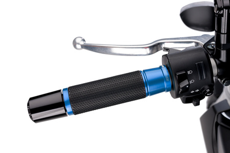 Manetki / gripy hi-tech ascent (dł. 123mm) puig do kawasaki kle500 91-97 niebieskie