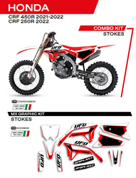Komplet naklejek (oklein) honda crf 250r '22