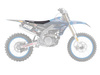 Pokrowiec/poszycie na siedzenie yamaha yzf 250 '19-'22, yzf 450 '18-'21, wrf 250 '20-'21, wrf 450 '19-'21, replica yamaha racing 2022, kolor czarny/niebieski
