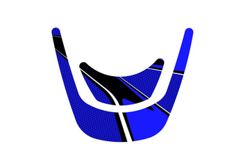 Radikal Osłona Półki Kierownicy Puig Do Ducati 899 Panigale 14-15 Niebieski