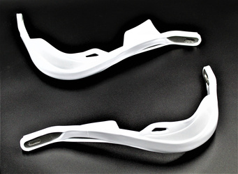 Handbary power force - białe osłony rąk,dłoni enduro cross quad atv gy6107812-e