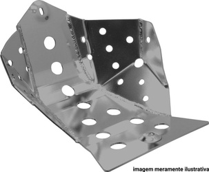 Osłona silnika aluminiowa pasuje do: swm 300 /500 r15 - 22  kolor srebrny