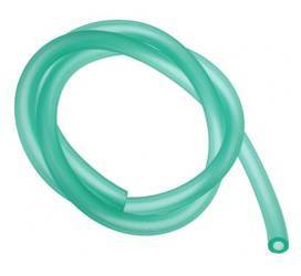 Przewód paliwa przeźroczysty (zielony) 4,5x9 mm - 1 mb