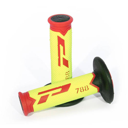 Manetki pg788 off road (22+25mm, dł.115mm) kolor czerwony/żółty fluo/ czarny (trójskładnikowe) (pg788/14) (788-228)