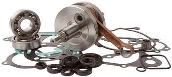 ZESTAW NAPRAWCZY DOŁU SILNIKA HONDA CR 85 R '03-'04, CR 85 RB BIG WHEEL '03-'04 (WAŁ KORBOWY, ŁOŻYSKA, USZCZELNIACZE, USZCZELKI)