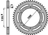 Zębatka tylna 3552 50 l (łańc. 520) (jtr5.50)