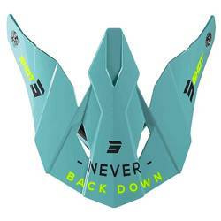 Daszek do kasku Shot Furious Storm zielony/żółty fluo połysk