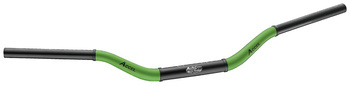 Kierownica aluminiowa (28,6mm) taper mx wzór yamaha yz wysoka (7075-t6) ergal dwukolorowa zielony+czarny (szer. 803mm, wys. 92mm)