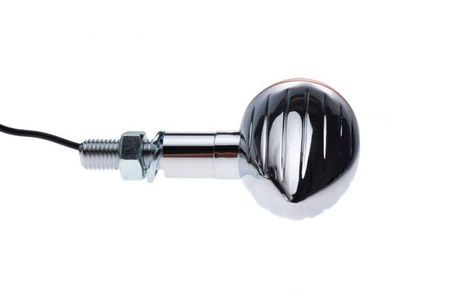 Kierunkowskaz para chrom łezka z wytłoczeniami