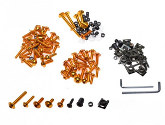 Śruby mocowania owiewek szyb błotników motocykla