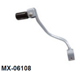 DŹWIGNIA ZMIANY BIEGÓW SUZUKI RM 250 '89-'02 (OEM: 25600-37E-F10) (STALOWA) KOLOR SZARY