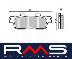 Klocki Hamulcowe Rms 225102760