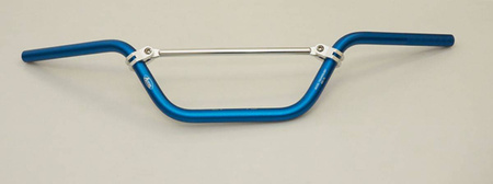 Kierownica aluminiowa z poprzeczką (22,2mm) atv wysoka kolor niebieski (szer. 770mm, wys. 160mm)
