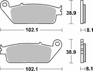 Hamulcowe kh142 / kh226 maxi carbon tech kolor czarny