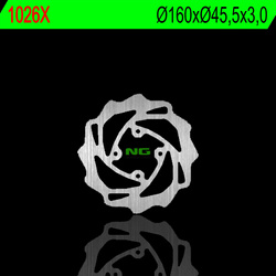 Tarcza hamulcowa tył ktm 65 sx '98-'22 (160x45,5x3) (4 otwory) wave (4x6,5mm)