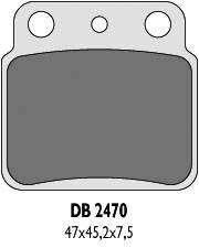 Klocki hamulcowe kh137 ltz400 / ltr450 tył - zastępują db2470mx-n oraz db2470qd-n