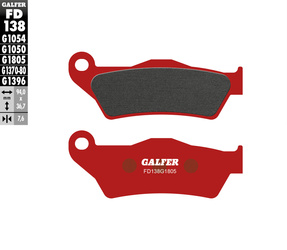 Klocki hamulcowe kh181 trial