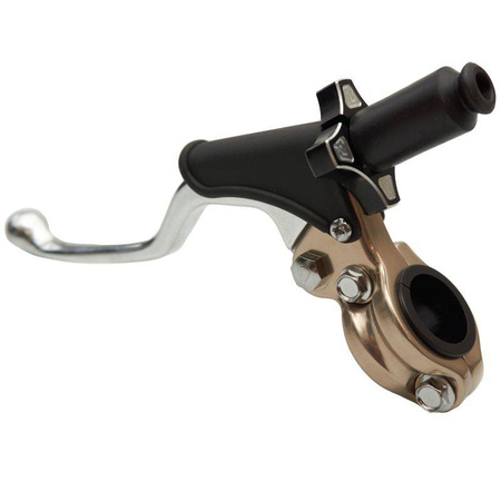 uchwyt dźwigni sprzęgła kompletny uniwersalny kolor tytanowy (cl-07t) - promocja