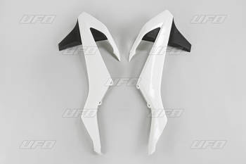 Osłony chłodnicy ktm sx/sxf 16-18, exc/excf 17-19 kolor oem (biały/czarny)