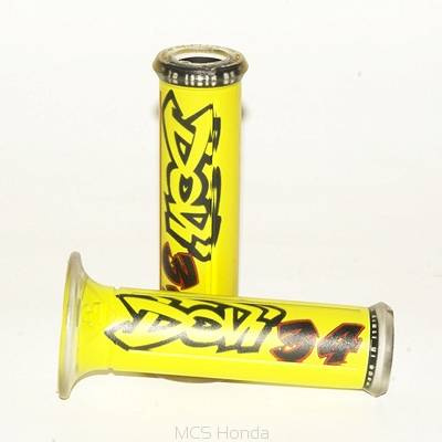 Manetki 01684/f-ad (120 mm/22 mm) z otworem kolor żółty
