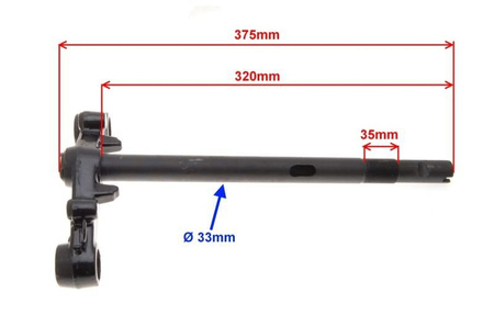 Półka widelca sztyca do skutera Qt-4 Quantum