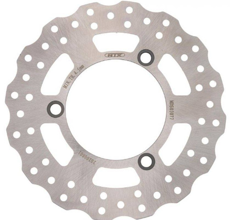 Tarcza hamulcowa tył kawasaki ninja 250r '07-'13, ninja 300 '13-'15, z 300 '15-'16, z 250sl '15-'17 wave (220x100x5mm) (3x10,5mm)