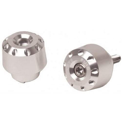 Ciężarki / Końcówki Kierownicy Krótkie Puig Do Yamaha Srebrne