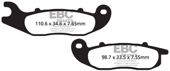 Klocki hamulcowe Honda PCX 125 Piaggio Liberty