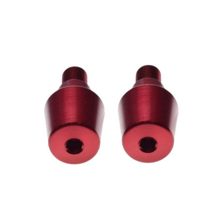 Końcówki kierownicy czerwone do Yamaha M16X1.5