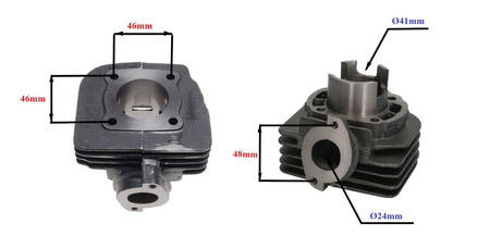 Cylinder Żeliwny Power Force Aprilia Habana Suzuki Katana 41mm 2t