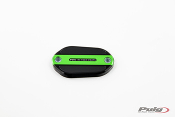 Korek Zbiornika Wyrównawczego Płynu Sprzęgła/Hamulca Puig Do Kawasaki Ninja 400 18-21 Zielony