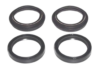 Uszczelniacze przedniego zawieszenia olejowe i pyłowe (komplet) nok (49x60x11) suzuki drz400/ rm125/rm250, kawasaki vn2000 (ari104)(ari163)