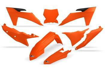Komplet plastików ktm sx/sxf(sx-f) 125/250/300/350/450f 2023 kolor pomarańczowy