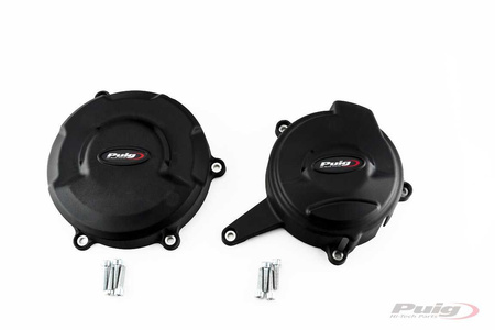 Pokrywy dekli silnika puig do ducati panigale v4 / r / speciale 18-21 czarne