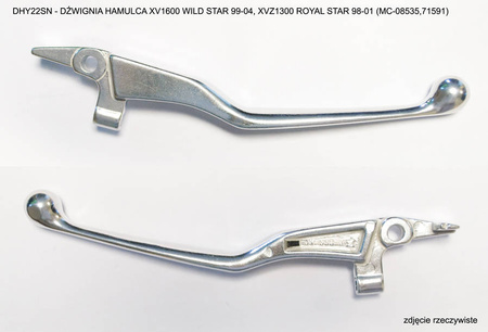 Dźwignia hamulca yamaha xv1600 wild star '99-'04, xvz1300 royal star '98-'01 (mc-08535,71591)