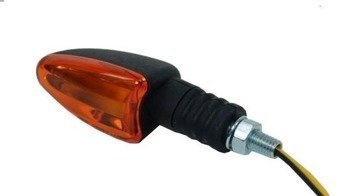 Kierunkowskaz motocyklowy owal pomarańczowy przód