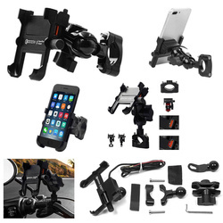 Uchwyt motocyklowy z ładowarką usb 3.0  na telefon montowany na kierownicę typ: r8-metal usb