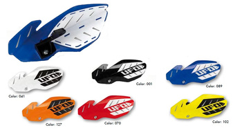 Plastiki zamienne do osłon rąk (handbarów) flame kolor czarny/biały