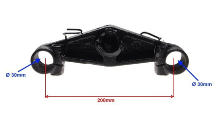 Półka widelca sztyca do skutera Qt-4 Quantum