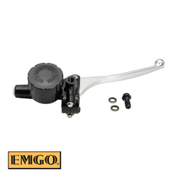 POMPA HAMULCA PRZEDNIEGO KOMPLETNA (15,8MM) Z MOCOWANIEM LUSTERKA I DŹWIGNIĄ HONDA CX 500 '78, CB 750 F2 '77-'78, GL 1000 '75-'78 (OEM: 45500-410-000) KOLOR CZARNY