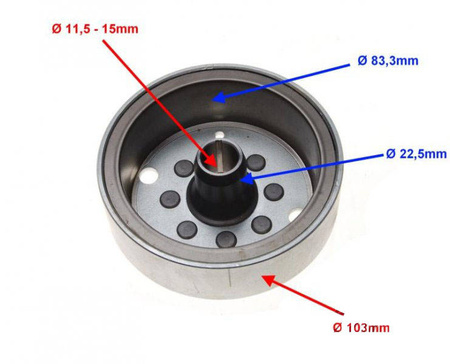 Koło magnesowe do Derbi Senda 2008