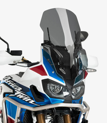 Regulowany Wspornik Szyby M.E.M. (Z Szybą) Puig Do Honda Crf1000l Africa Twin 16-19 Czarny/Mocno Przyciemniona