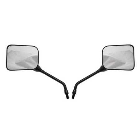 Lusterka uniwersalne Prostokąt czarne M8