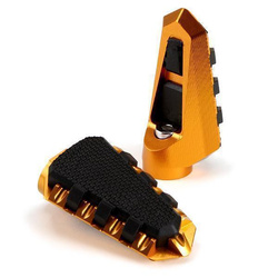 Podnóżki Puig Trail - Wymagają Adapterów- Złote