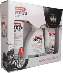 MOTOCARE ZESTAW PREZENTOWY DLA MOTOCYKLISTY (DO CZYSZCZENIA ŁAŃCUCHA 500ML, DO CZYSZCZENIA MOTOCYKLA 500ML, DO CHROMU I ALUMINIUM 150ML) (4)