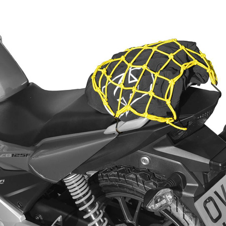 Siatka bagażowa na kask motocyklowy