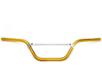 Kierownica aluminiowa z poprzeczką (22,2mm) atv wysoka kolor złoty (szer. 770mm, wys. 160mm)