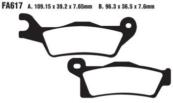 Klocki hamulcowe ATV CAN-AM Outlander Renegade